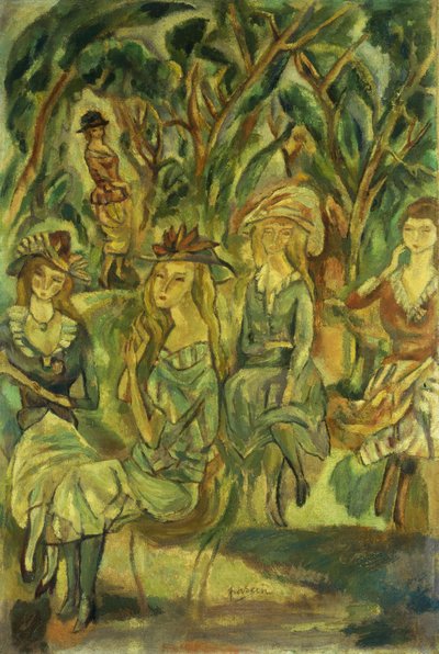 Women in the Park, 1917 by Jules Pascin