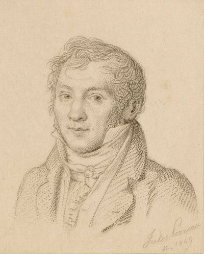 Portrait of the violinist and composer Louis-Luc Loiseau de Persuis by Jules Porreau