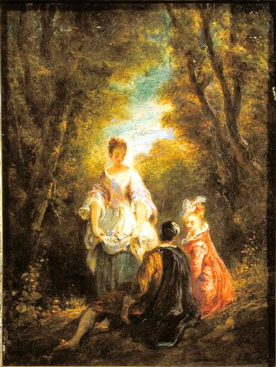 Conversation in a Park by Jules Robert Auguste