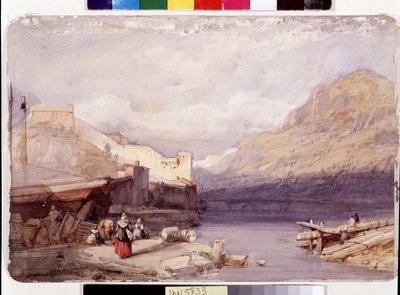 Landscape of Northern Italy by Jules Romain Joyant