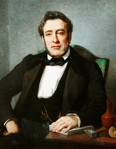 Portrait of Emilien Dumas, 1859 by Jules Salles Wagner