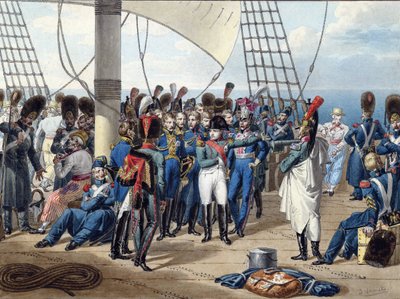 Napoleon Returning from the Island of Elba by Jules Vernet