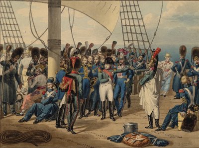 Napoleon Returning from the Island of Elba, 1815 by Jules Vernet