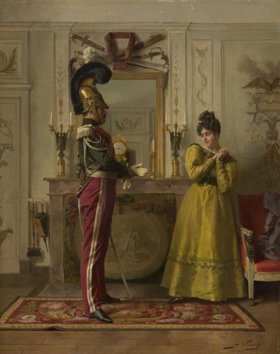 Departure for the Review by Jules Worms