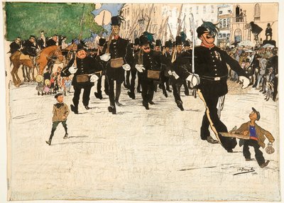 The Parade of the Vigilante Patrol in Ghent by Jules de Bruycker