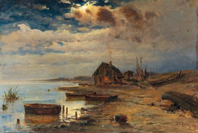 Evening Mood on the Baltic Sea Coast, 1907 by Juli Julievich Klever