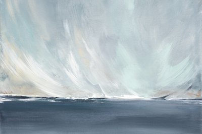 A Serene Seascape with Swirling by Julia Contacessi