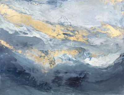 Golden Ocean Waves by Julia Contacessi