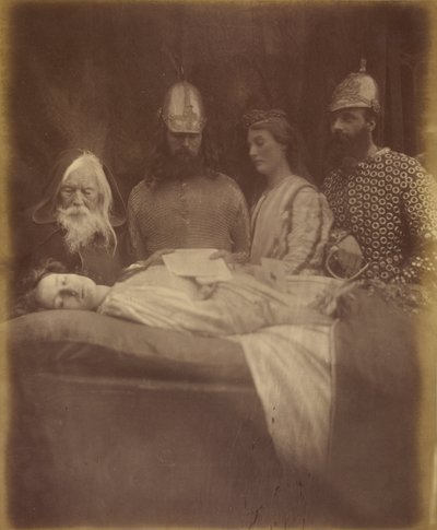 Elaine and Reverently They Bore Her into Hall by Julia Margaret Cameron