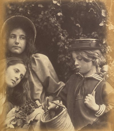 Elizabeth Keown, Kate Keown, and Freddy Gould by Julia Margaret Cameron
