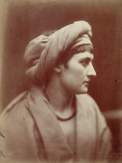 Portrait of a Woman with a Turban by Julia Margaret Cameron