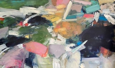Colorful Abstract Energy by Julia Purinton