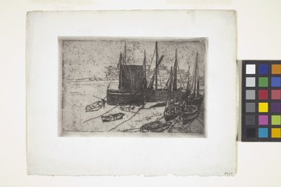 Boats At Port Erin - Isle Of Man by Julian Alden Weir