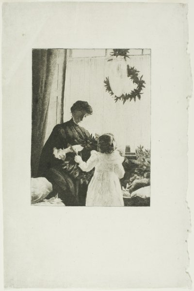 Christmas Greens by Julian Alden Weir