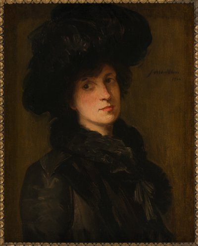 Girl in Black by Julian Alden Weir