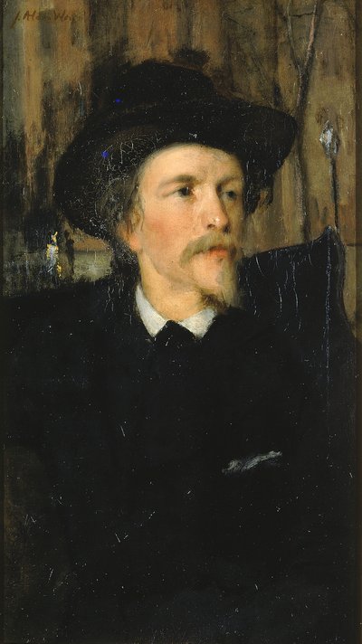 Portrait of Wyatt Eaton, ca. 1878 by Julian Alden Weir