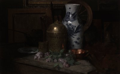 Still Life in the Studio by Julian Alden Weir