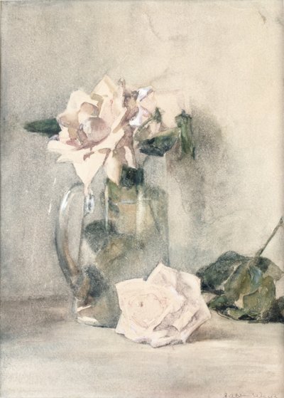 Study of Roses by Julian Alden Weir