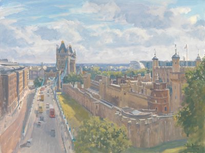 Tower Bridge and the Tower of London by Julian Barrow