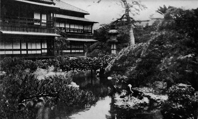 A Tea-House Garden, Tokyo. Landscape Gardening with Theme of Volcanic Origins by Julian Leonard Street