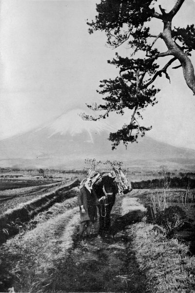 Peasants of the region of Fuji not by name but merely as O Yama, the Honourable Mountain by Julian Leonard Street