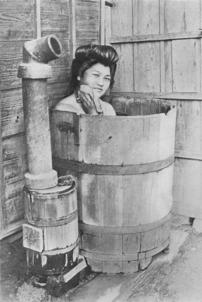 The Bath is a Large Barrel with Charcoal Stove. Frequently Out of Doors by Julian Leonard Street