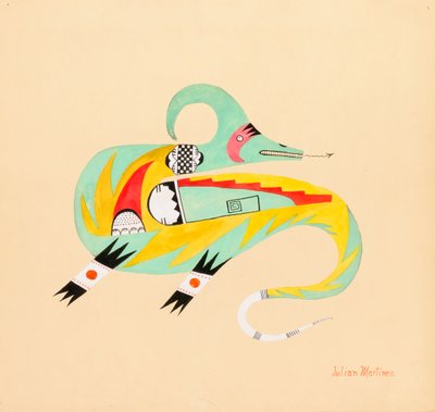 Avanyu, ca. 1923 by Julian Martinez