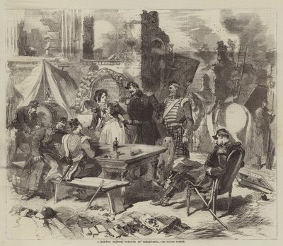 A Sketch in the Streets of Sebastopol by Julian Portch