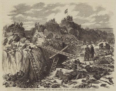 Removal of the Dead and Wounded the Day after the Assault on the Malakhoff by Julian Portch