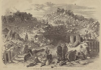 The Mamelon after the Explosion of the Magazine by Julian Portch