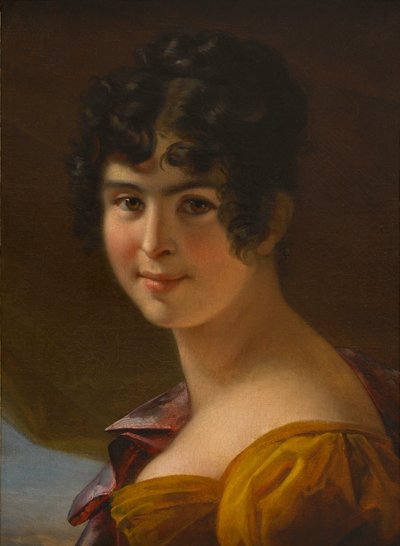 Portrait of Adèle Foucher 1803-1868 by Julie Duvidal de Montferrier