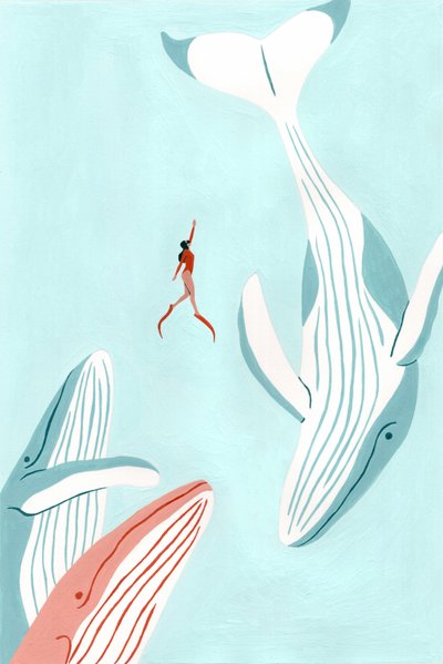Swimming With Giants by Julie Lesouef