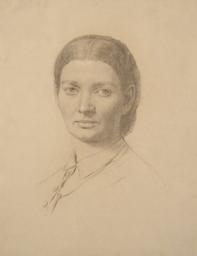 Julie Hagen-Schwarz. Self-portrait (undated) by Julie Wilhelmine Hagen-Schwarz