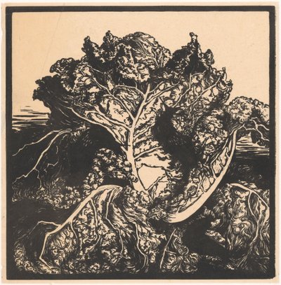 Three Slugs on a Cabbage by Julie de Graag