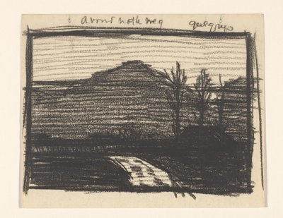 Landscape with Trees and Road by Julie de Graag