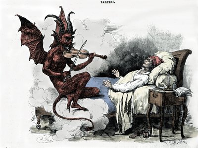 The Dream of Composer Giuseppe Tartini (1692-1770): in His 
