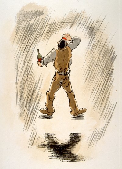 Humorous Wine Illustration by Julien Pavil