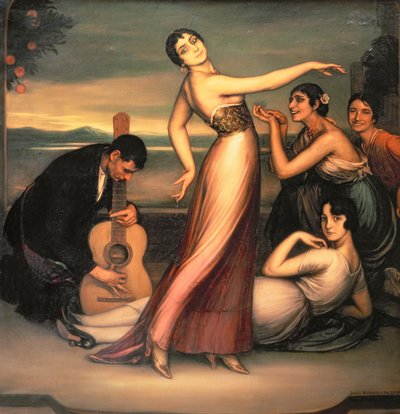 An Allegory of Happiness by Julio Romero de Torres