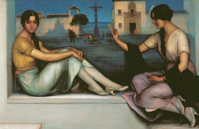 Fortune-telling by Julio Romero de Torres