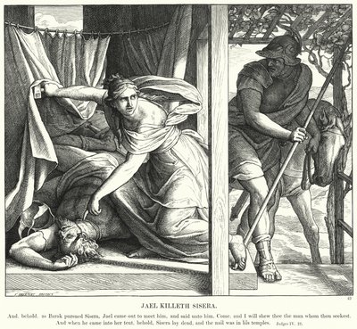 Jael Killeth Sisera by Julius (after) Schnorr von Carolsfeld