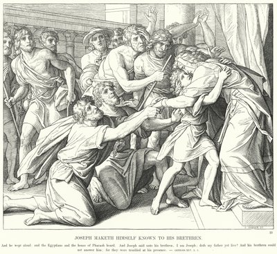 Joseph Reveals Himself to his Brothers by Julius (after) Schnorr von Carolsfeld