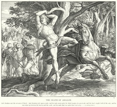 The Death of Absalom by Julius (after) Schnorr von Carolsfeld