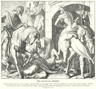 The Death of Jesebel by Julius (after) Schnorr von Carolsfeld