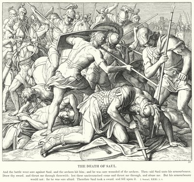 The Death of Saul by Julius (after) Schnorr von Carolsfeld
