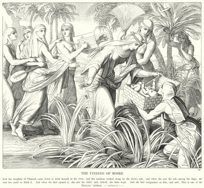 The Finding of Moses by Julius (after) Schnorr von Carolsfeld