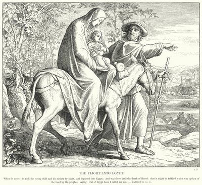 The Flight into Egypt by Julius (after) Schnorr von Carolsfeld