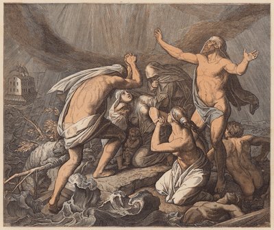 The Flood, Genesis, VII by Julius (after) Schnorr von Carolsfeld
