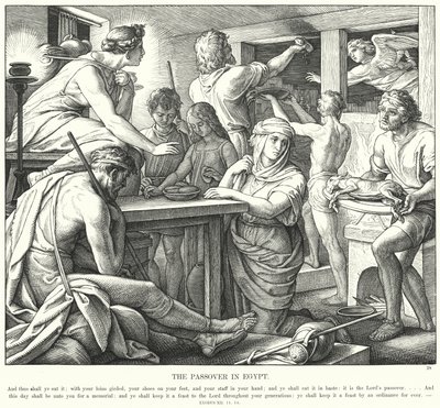 The Passover in Egypt by Julius (after) Schnorr von Carolsfeld