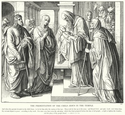 The Presentation of the Child Jesus in the Temple by Julius (after) Schnorr von Carolsfeld