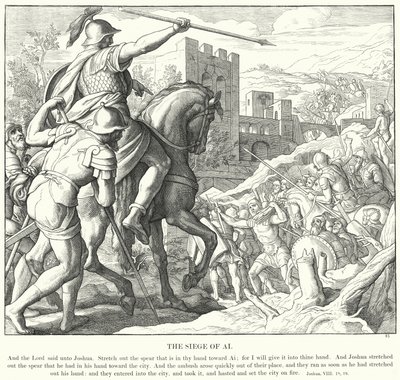 The Siege of Ai by Julius (after) Schnorr von Carolsfeld